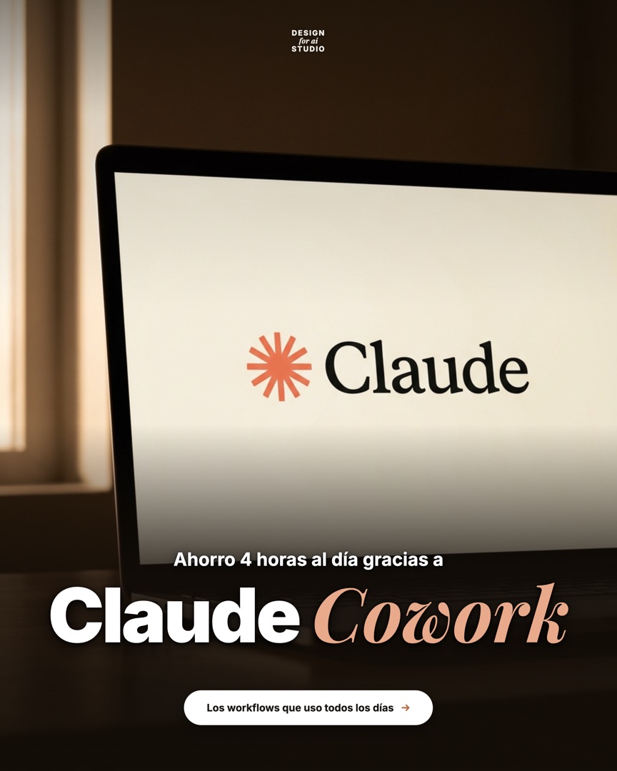 Ahorro 4 horas al día con Claude Cowork