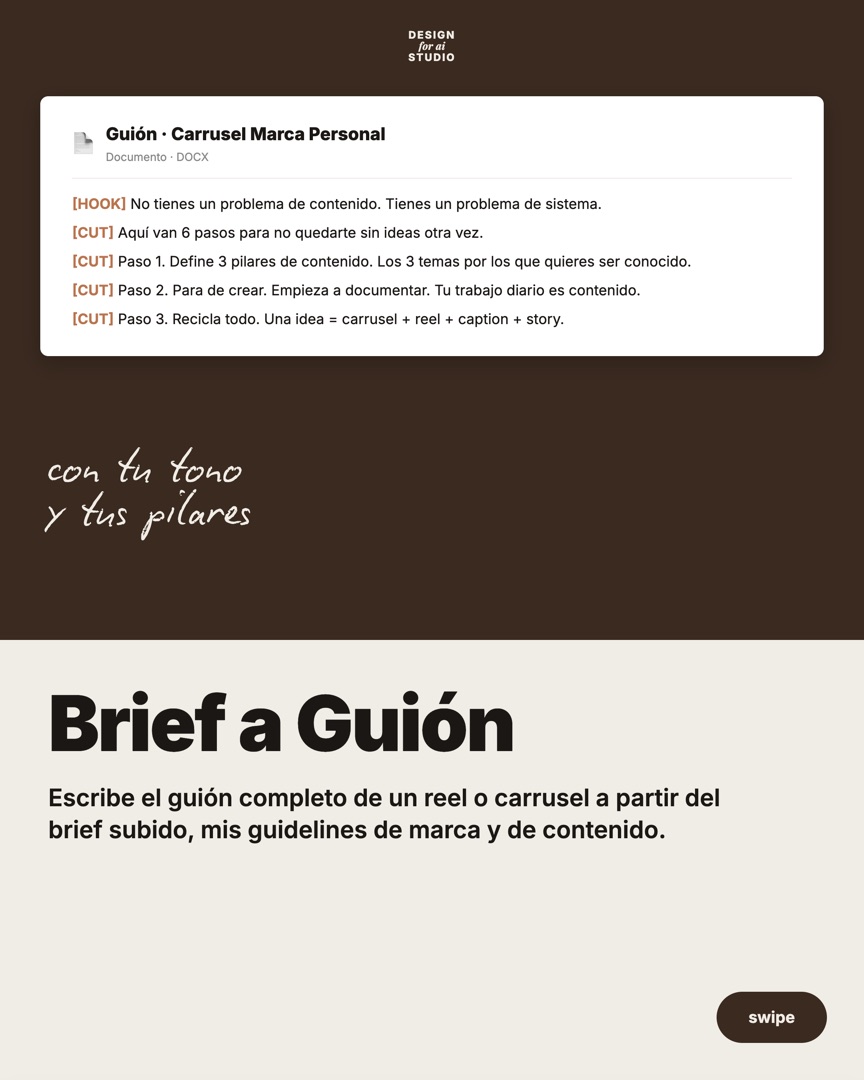 Brief a Guión